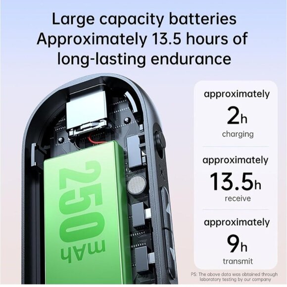 Wireless 5.4 Bluetooth Audio Transmitter & Receiver 2-In-1 Adapter 3.5mm Aux RCA - Picture 3 of 13